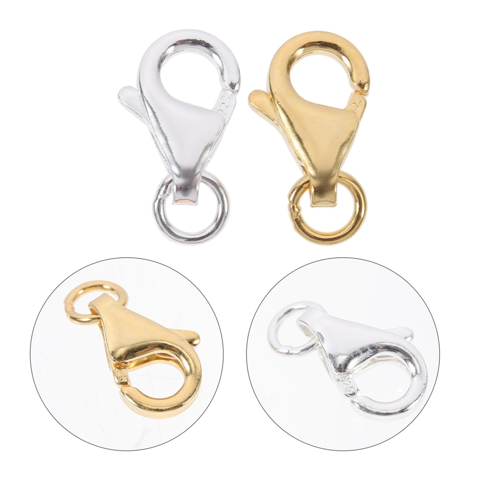 Operitacx 10sets Chiusure Per Collane e Bracciali Fai Da Te Materiali Per Gioielli e Accessori Artigianali Per Creazioni Uniche