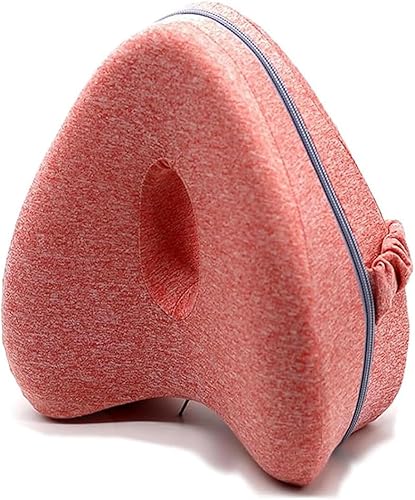 Windella Leg Pillow Knee Pillow for Sleeping,with Memory Foam Support Suitable for Relieving Leg,Back, Knee Sciatica Pain Enjoy Quality Sleep (Pink)
