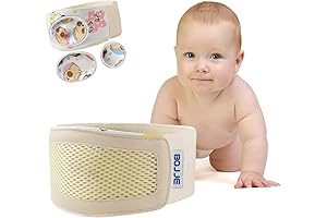 Umbilical Hernia Belt for Infants - Adjustable Belly Button Band for 15-20 inches