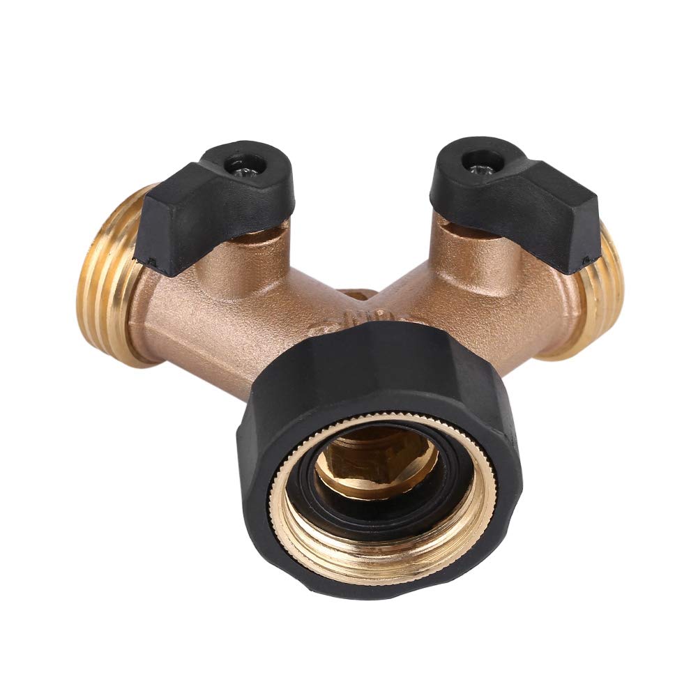 Conector de manguera, manguera independiente adaptador de espiga manguera de agua hecha de latón conector de forma