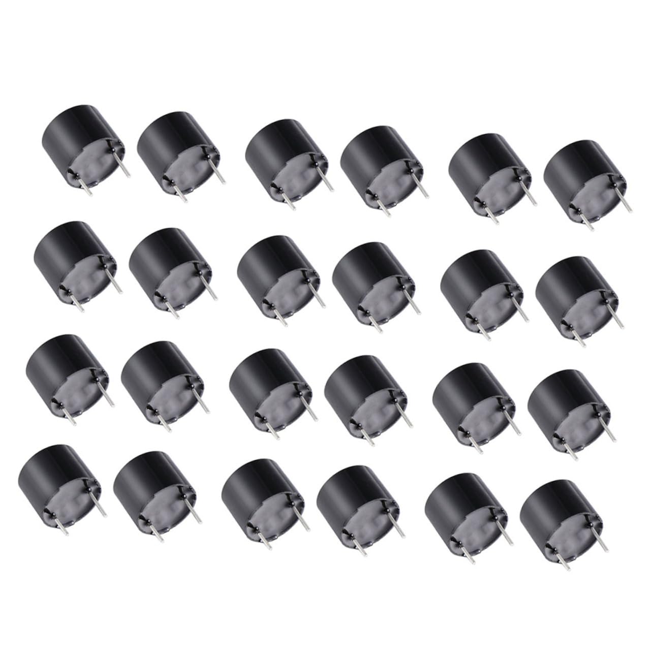 MUCKLILY 24pcs 5v Electronic Buzzer Alarm Horn Low Voltage High Sound Pressure for Electric Appliances Modificati