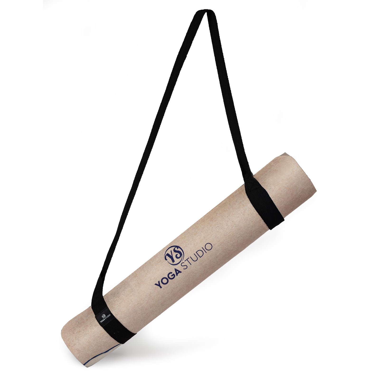 Yoga Studio Tappetino da yoga in microfibra scamosciata vegana – 183 cm x 61 cm, tappetino in gomma naturale dell'albero di 4 mm per Power Yoga, Hot Yoga, tappetino da yoga senza silicone