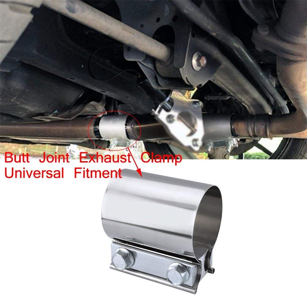 Buy EVIL ENERGY 4 Inch Butt Joint Exhaust Clamp Band 100mm Stainless