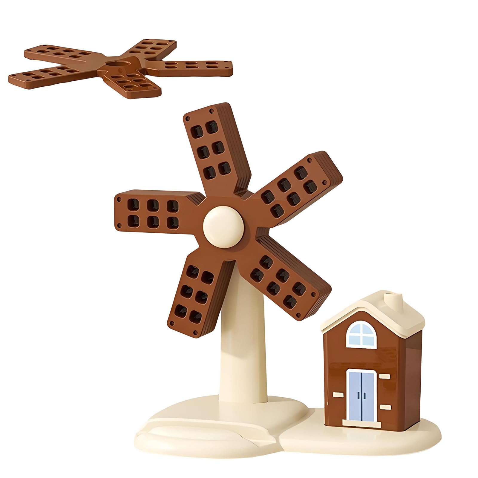 ordinarYone Creative Windmill Shape Placemat For Dining Table And Kitchen Desktop Decoration