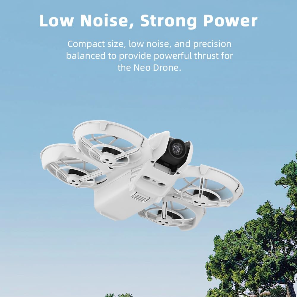 ZYGY 8pcs Propellers for DJI NEO Drone Pocket Accessories Quadcopter Aerial Drone 2016S Paddles (Black) - Image 3