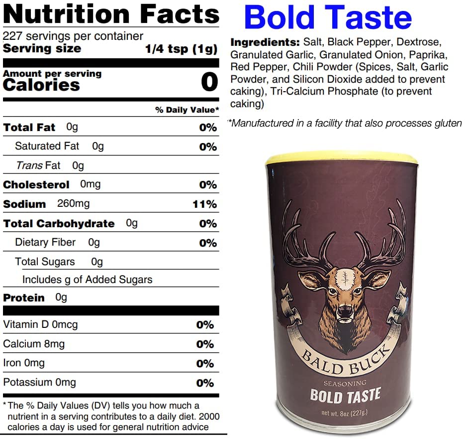 Miniatura 3 de Bald Buck Condimento combo de sabor audaz y combustión lenta (paquete de 2), 2 unidades (paquete de 1), 1.0 onzas