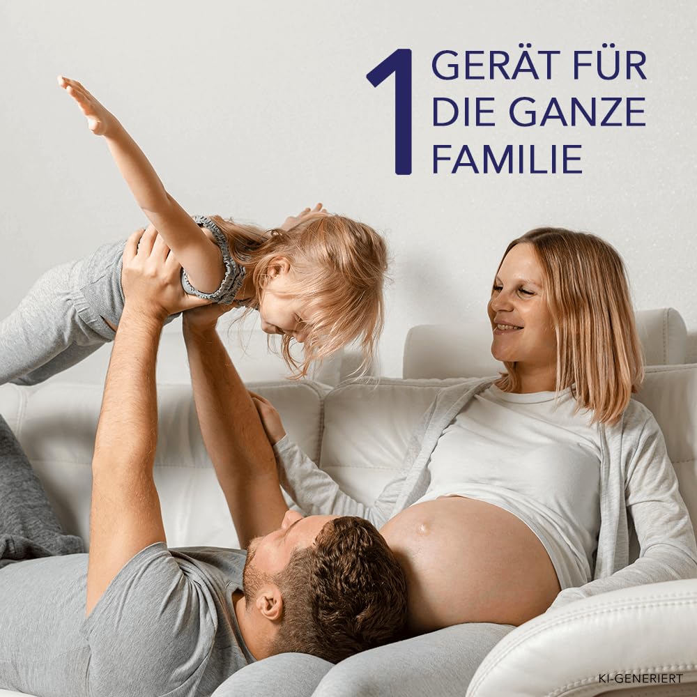 IEA Medical Digitales Infrarot-Fieberthermometer 2er Set für Babys, Kinder & Erwachsene, Thermometer zur Fiebermessung mit Fieberalarm, Stirnthermometer Kontaktlos, Fiebermesser