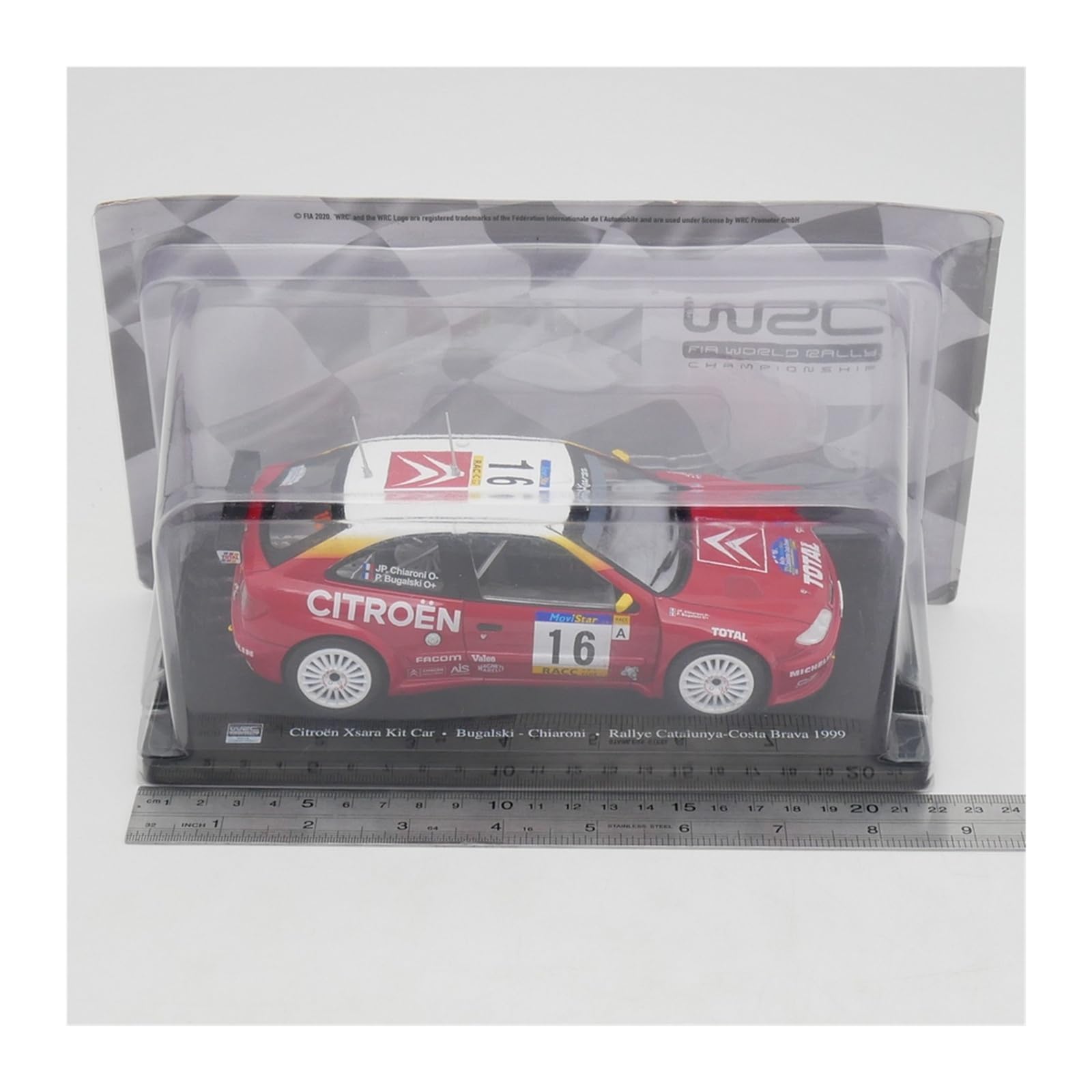 Amazon | 1:24スケール シトロエン クサラ WRC セナ ラリーカー モデル