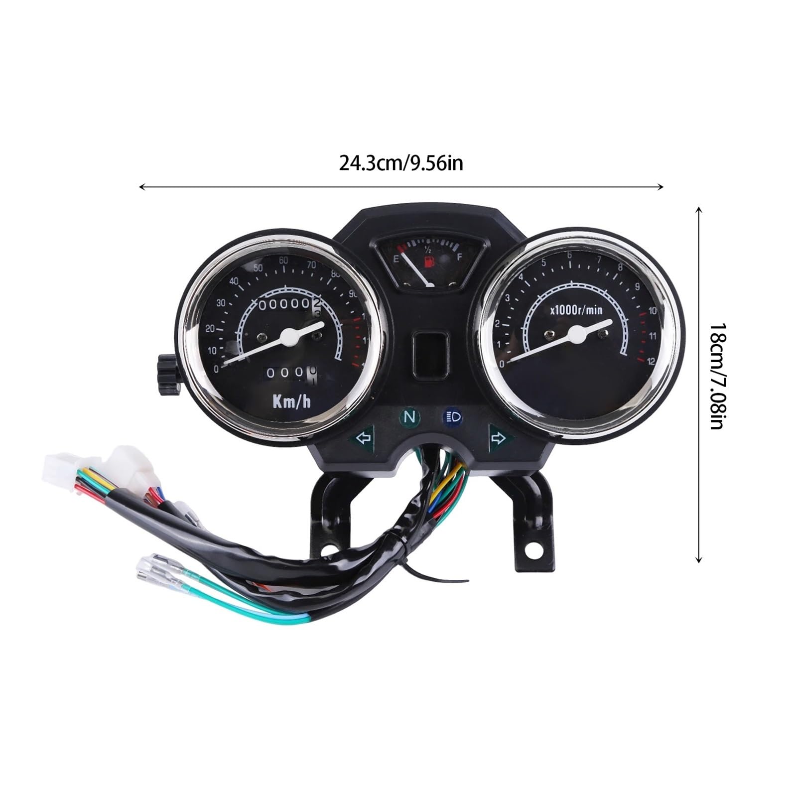 Contachilometri Digitale Cruscotto Moto Compatibile Con Per Italika Per RC 200 2019-2022 Tachimetro Digitale