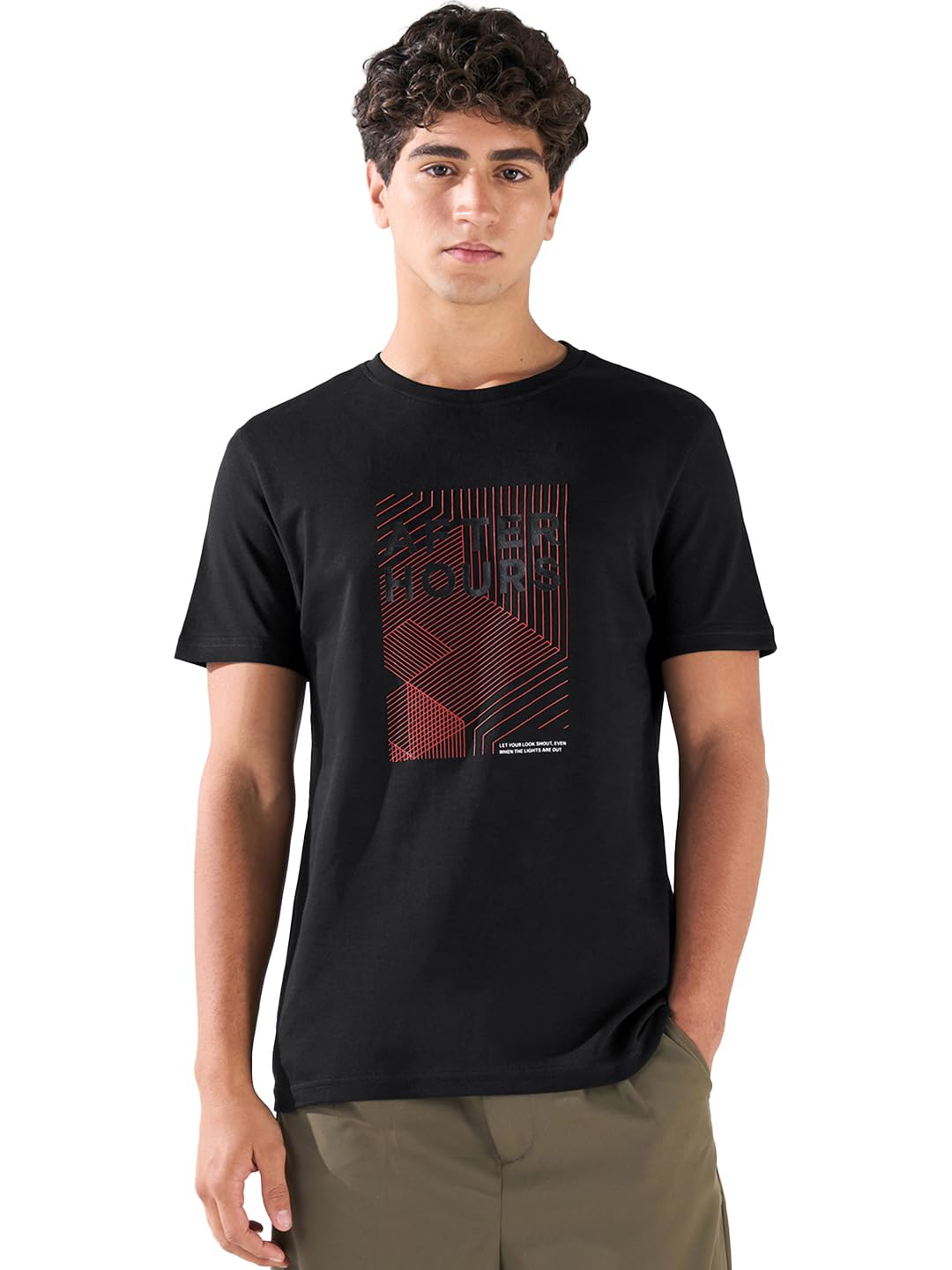 bewakoof Men's Cotton Graphic Print Regular Fit Half Sleeve Round Neck T-Shirt | Party Animal Tshirt for Men Cotton| Casual Wear | Street Wear-picture-33