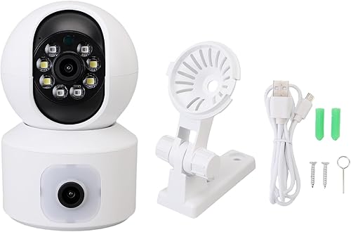 Miniatura 7 de VBESTLIFE Cámara de seguridad inteligente con inclinación panorámica interior, 2.4 GHz WiFi 1080P HD cámara para perro, aplicación para O KAM Pro,