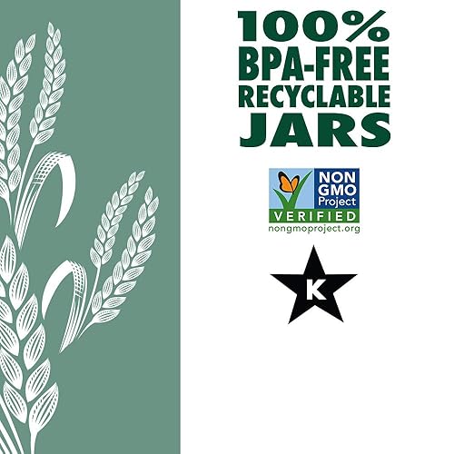 Miniatura 3 de RiceSelect Pasta en forma de arroz Orzo de trigo integral, sin OMG, vegana, tarros de 26.5 onzas, 4 unidades