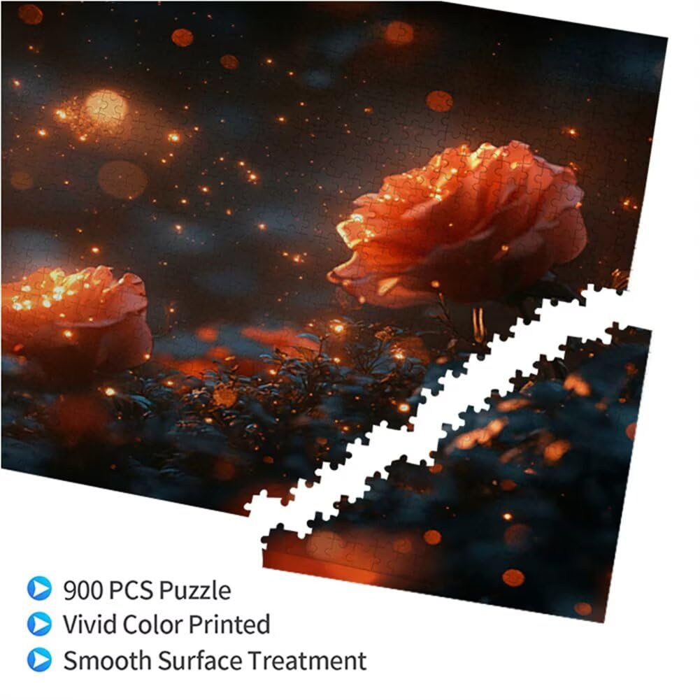 Puzzle Papillon 900 Pieces Fleur Puzzle Adultes 87 x 34 cm DIY Difficile Classiques Jigsaw Panoramique, Adulte Jeu éducatif, 2025 Bois Jigsaw Art Impossible Famille Challenge, Cadeau pour Femme B-8