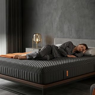 Emma Black Mattress Double Bed | German Mattress Brand 15 Years Warranty | HyperAdapt Technology Orthopedic Memory Foam Mattress 4 Layers 6-Inch Medium Firm Back Relief 72 x 48 inch