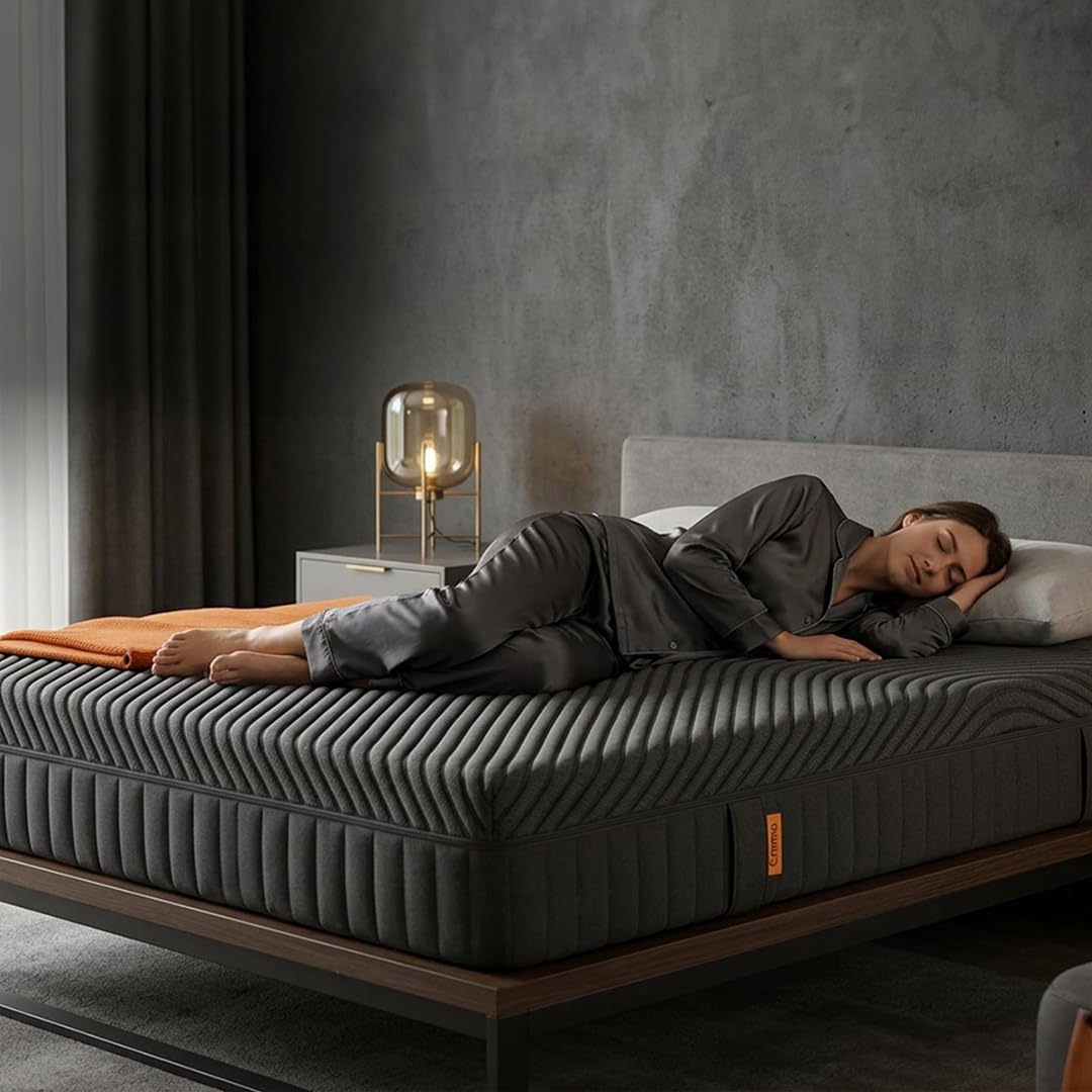 Emma Black Mattress Queen Size | German Mattress Brand 15 Years