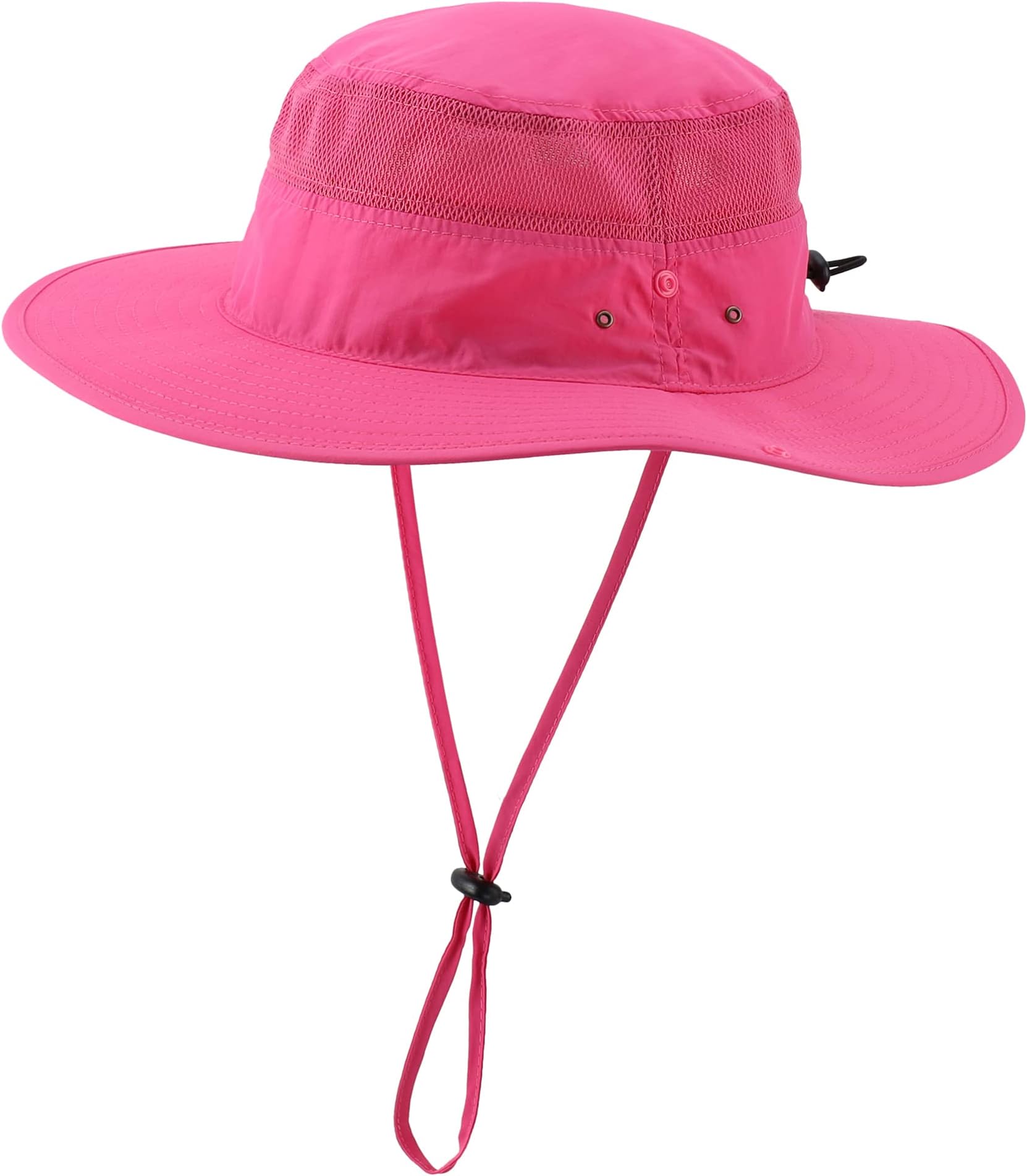UPF 50+ Wide Brim Sun Hat for Men Breathable Cowboy Boonie Hats Outdoor Bucket Hat for Fishing Hiking Safari