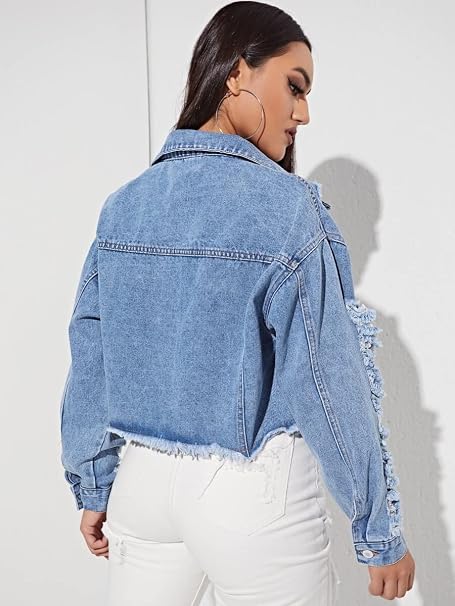 Amazon.com: Looiiz Jean Jacket, Drop 