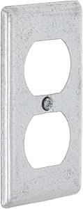 Amazon.com: Hubbell-Raco 864 - Cubierta para receptáculo dúplex ...