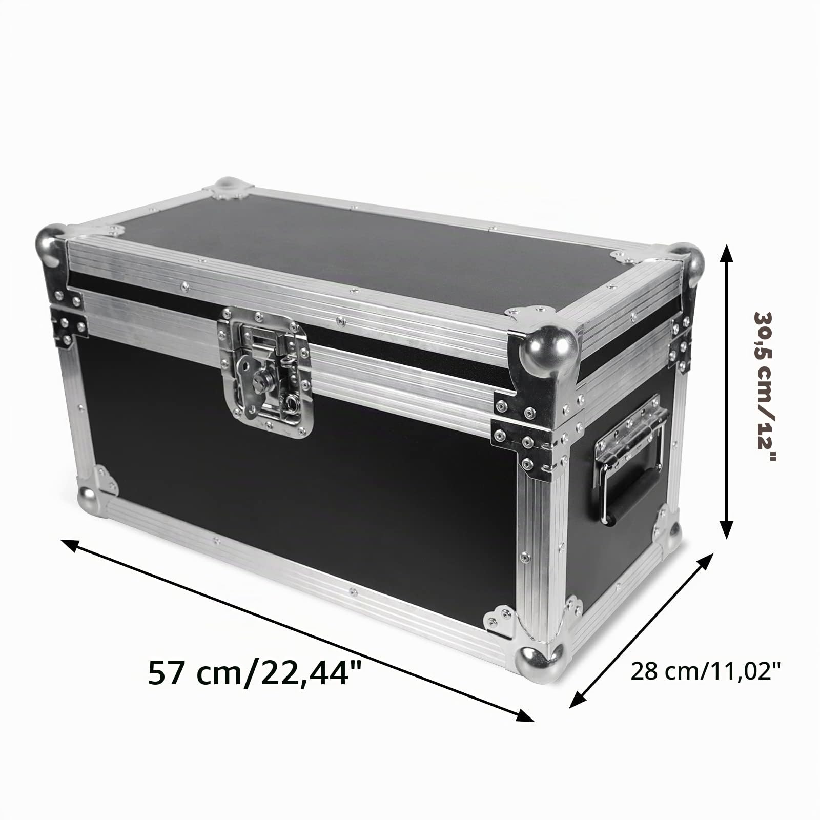 Flightcase valigia di trasporto carico 2 pezzi, per macchine pirotecniche Macchina per fuochi d'artificio Cold Spark Macchina per effetti speciali sul palco, 59x30x32cm