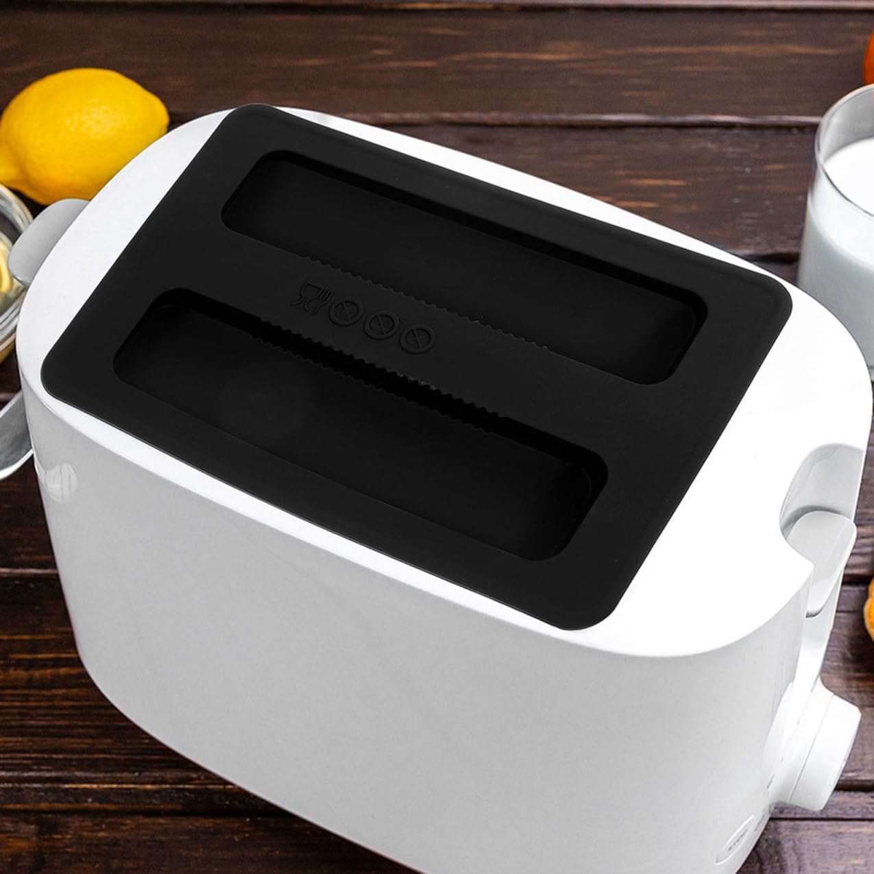 2Pcs Silicone Toaster Oven Cover for Bread Machine and Toaster