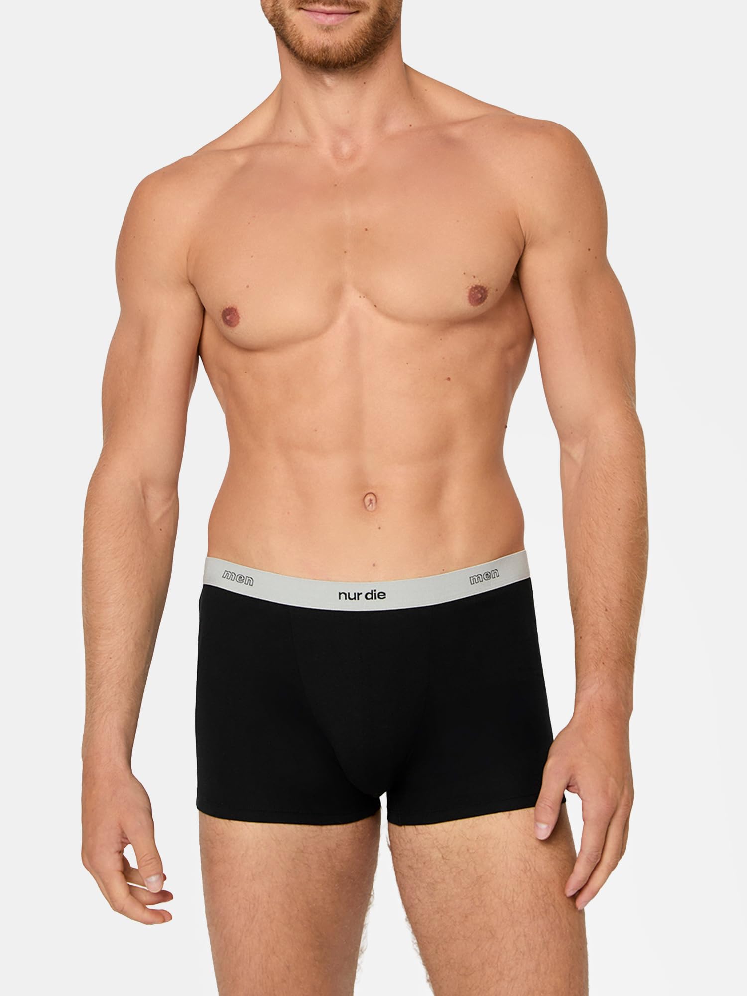 Nur Die Bokserki (szorty) Mężczyźni 5er Pack Boxer Gots Organic Cotton Enge Boxershorts Aus Bio-baumwolle Unterhosen