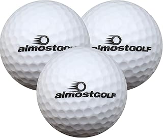 Almost Golf Limited Flight Golf Balls (3 Ball Pack) AlmostGolf - White - from in The Hole Golf