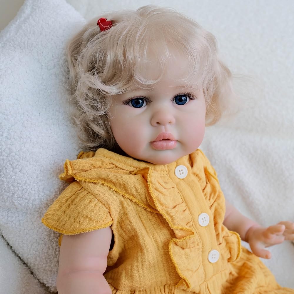 Bambole Reborn Femmina 60cm Originali Silicone Bambola Vere Maschio | 24pollici Che sembrano bambolotti realistica Toddler