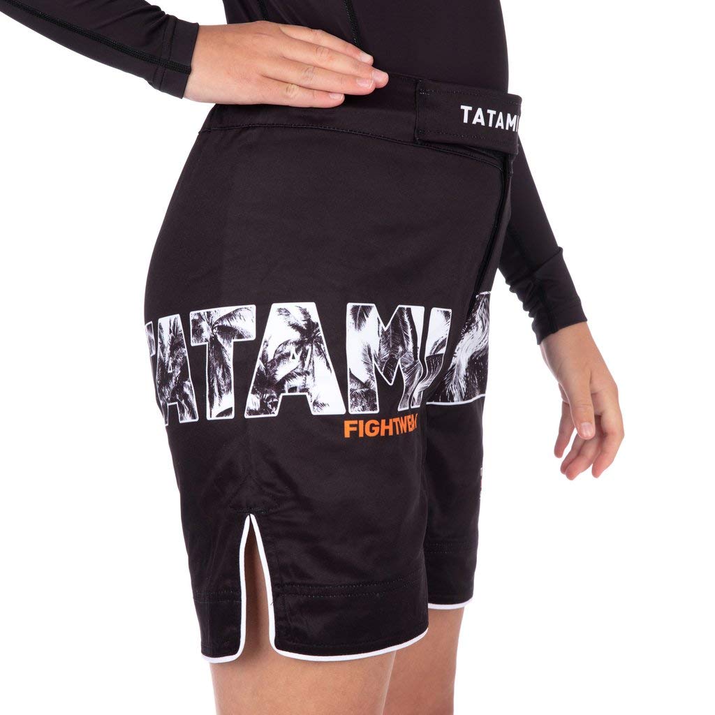 Tatami Fightwear Tropic Black Grappling Kids Shorts Ninos Pantalones Cortos Unisex Fitness BJJ Ropa Deportiva Boxeo Ejercicio