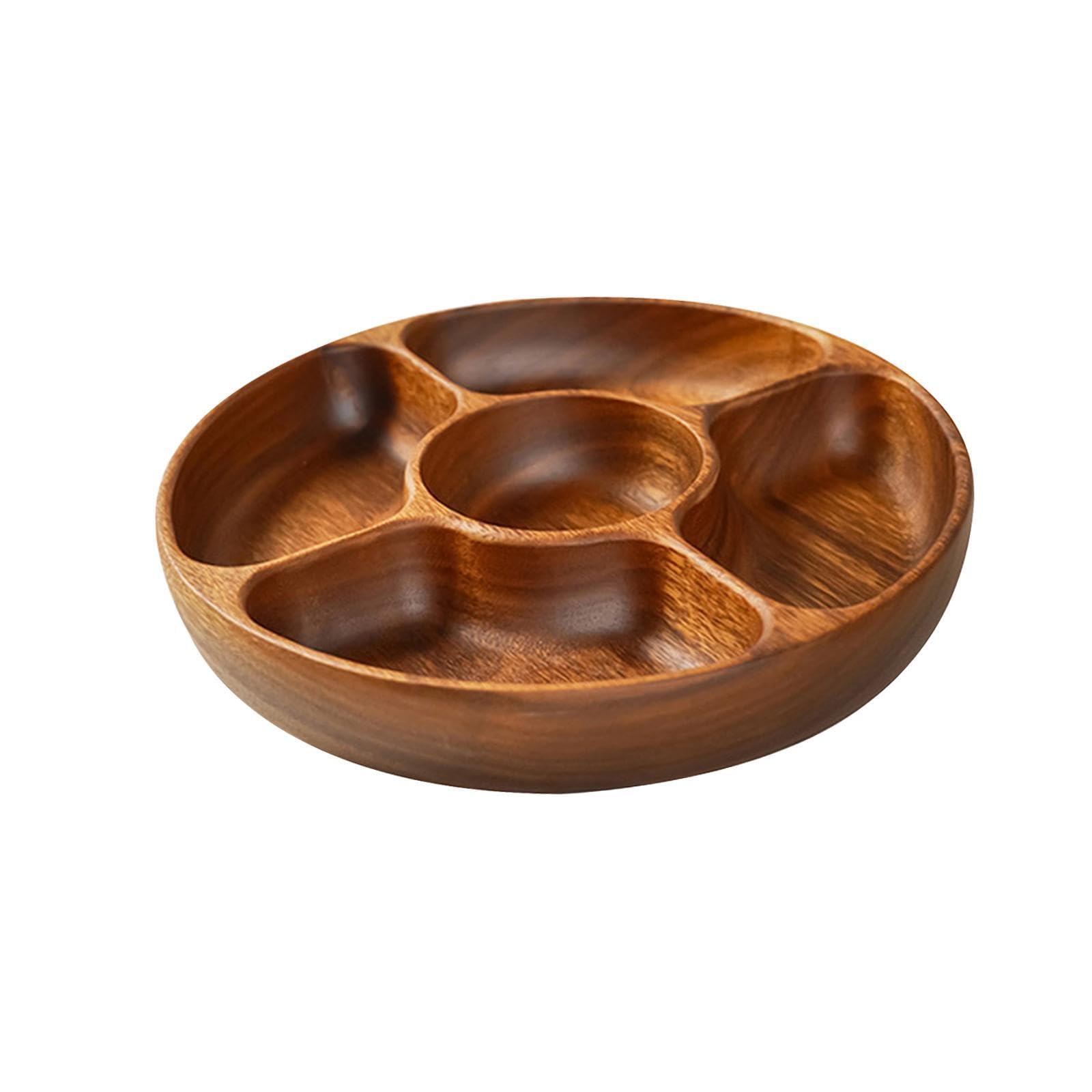 YIXANNX Sturdy Dried Fruit Tray Snack Organizer Featuring Unique Divided Sections To Prevent Mixing Of During Serving Dish Tray Platter Snack Organizer