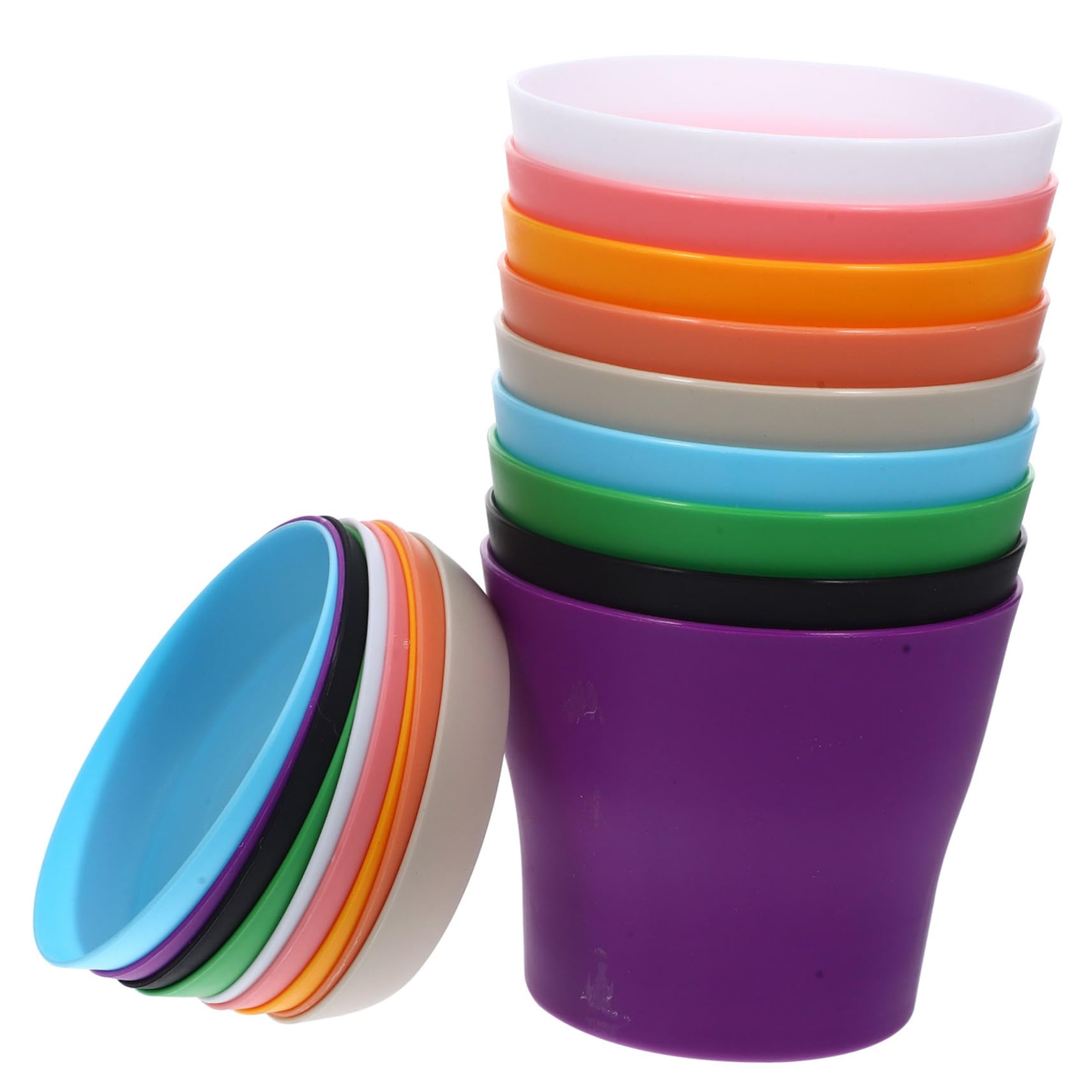 Sosoport Lot de 36 Petits Pots De Fleurs en Plastique pour Pépinière Faciles À Utiliser pour Orchidées Et Légumes