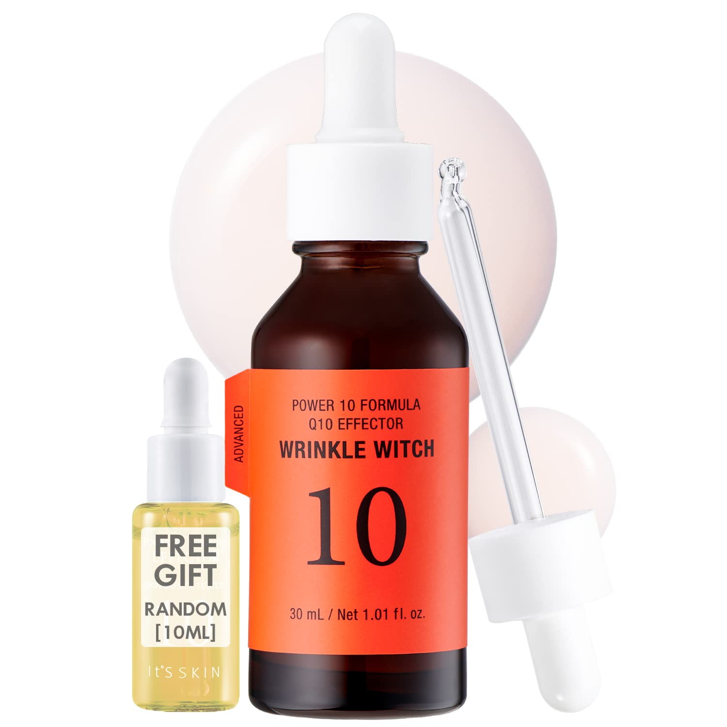 It'S SKIN Power 10 Formula Q10 Effector Ampoule Serum 1.01 fl oz –Anti Aging with Retinol, Coenzyme and Vitamin A – Visible Firming – Smooth Wrinkles - Repair & Restore Damage Skin