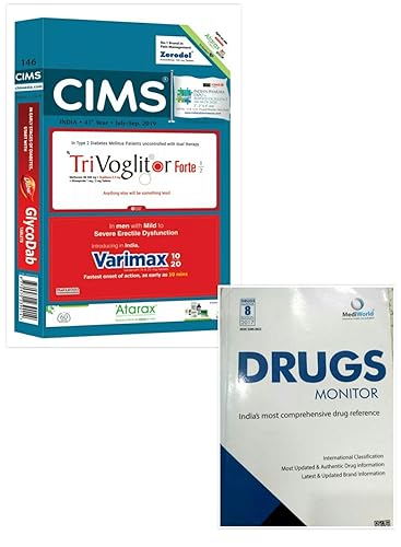 CIMS JULY TO SEP 2019 PACK OF 2 BOOKS WITH DRUG MONITOR JULY TO SEP 2019 EDITION.