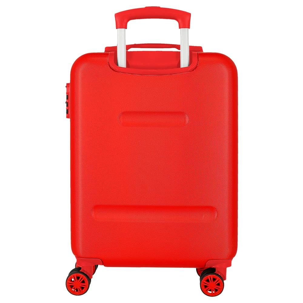 Joumma Disney Mickey Fun Times Maleta de Cabina Rojo 38x55x20 cms Rígido 2 kgs Cierre de combinación Lateral ABS 2 kgs 35L Equipaje de Mano