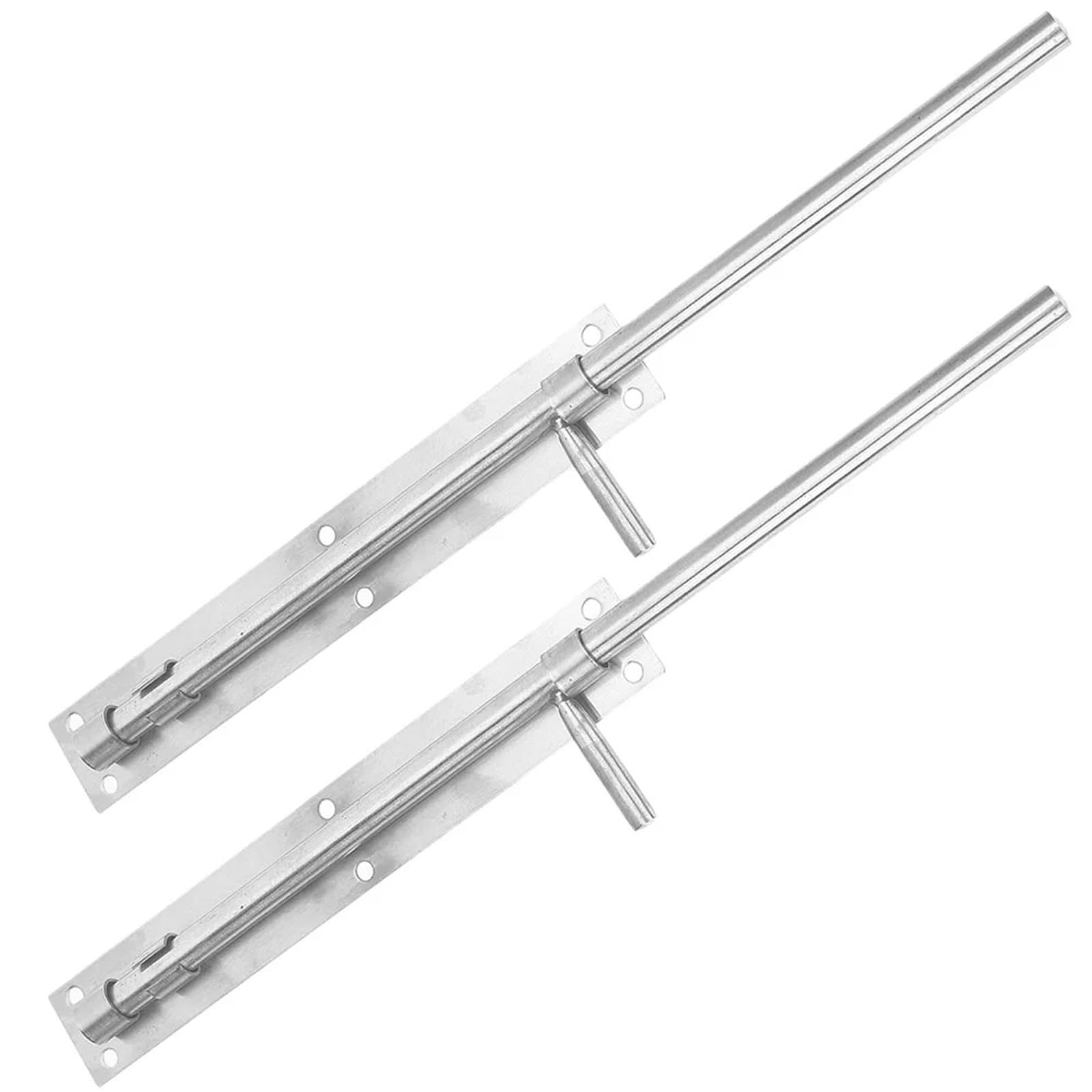 Rygiel ryglujący, rygiel zamka drzwi, 2 szt. Zamki do drzwi przesuwnych zatrzask Heavy Duty ogrodzenie stodoły sworzeń uziemiający do sypialni osprzęt do bramy ze stali nierdzewnej