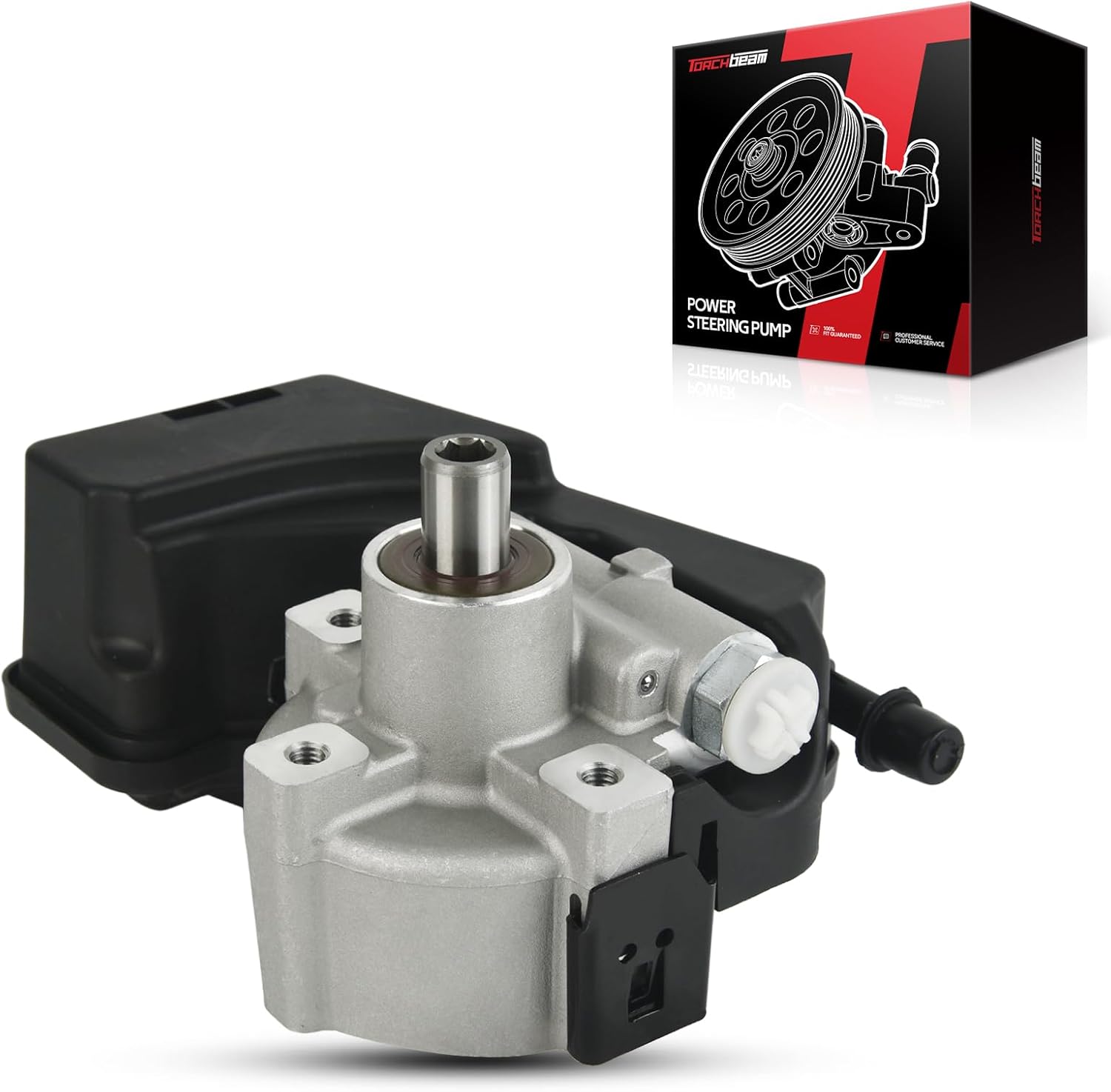 Torchbeam Power Steering Pump Compatible with 2010 2011 2012 Camaro, Car Power Steering Replacement Parts for OEM 20-3022 96-3022, Steering Pump Assist with Reservoir