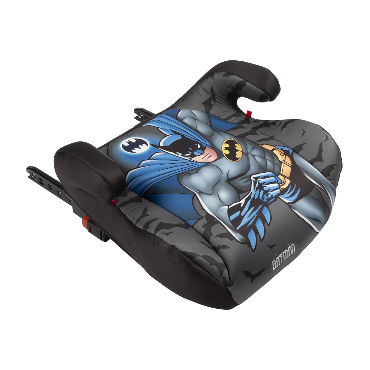 Siège de voiture ISOFIX Dc Comics Batman i-Size ECE R129 pour bébé, taille 125-150 cm, 22-36 kg, 6-12 ans, groupe 3, facile à transporter, amovible et lavable
