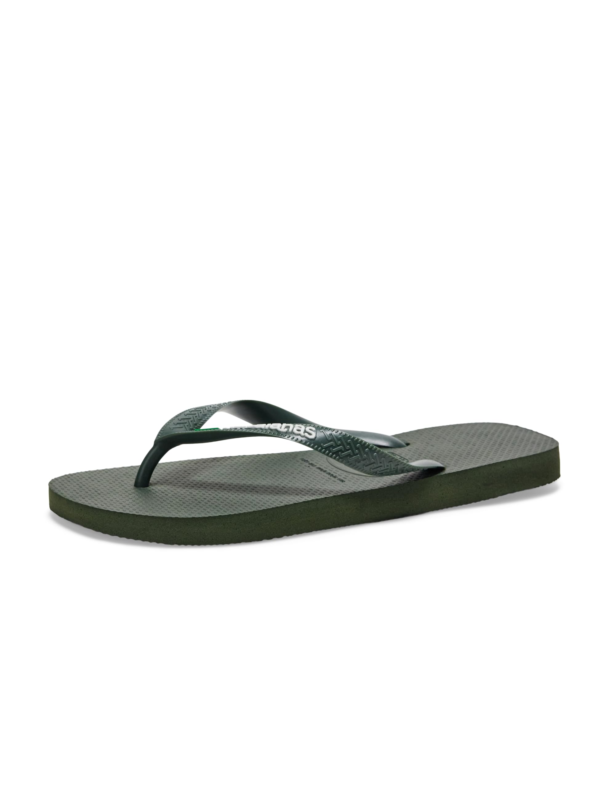 Havaianas Unisex Top Brasil Flip-Flop, Olive Green, 8 UK
