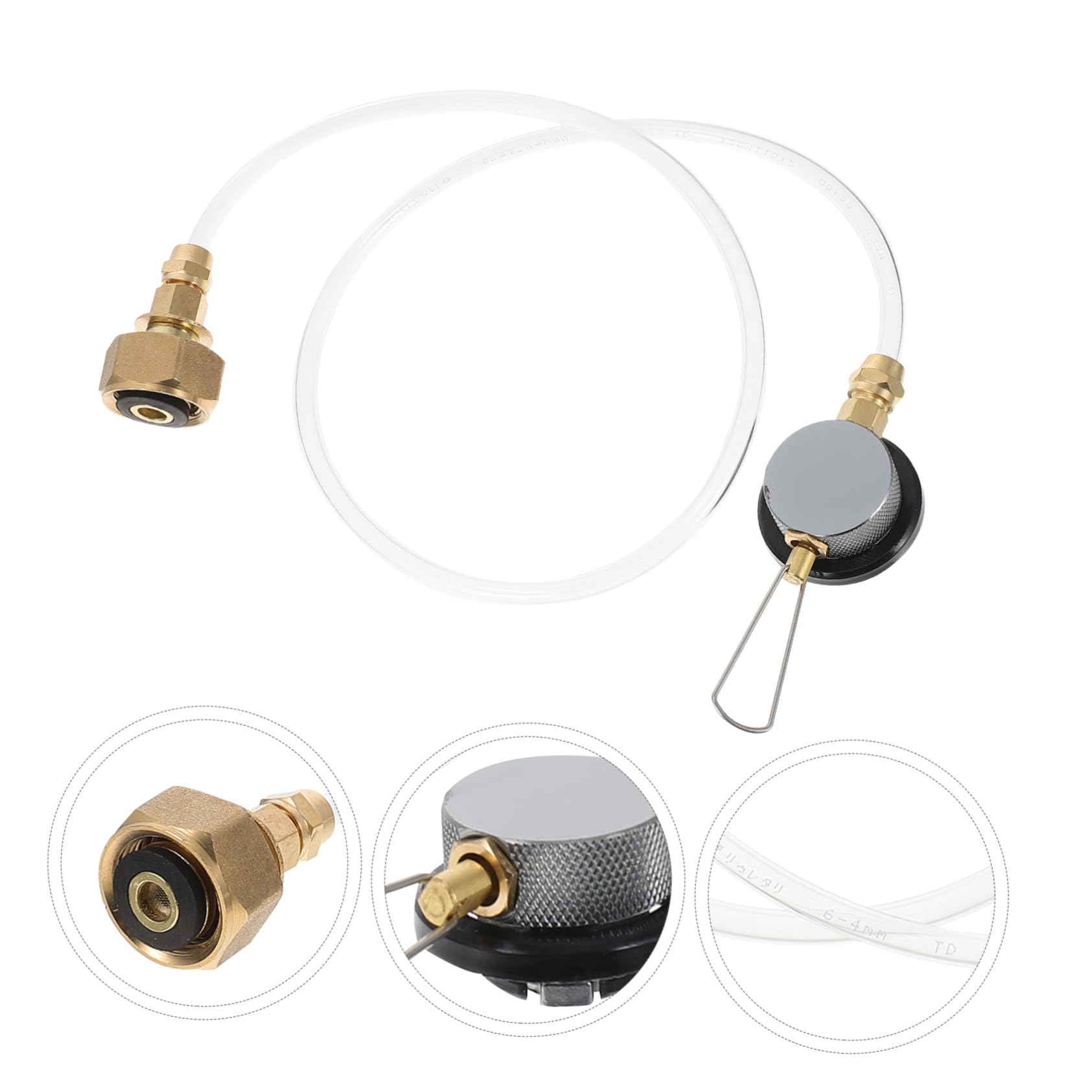 BESPORTBLE 2pcs Camping Utensil Set Valve Caps Camping Gas Refill Adapter Gas Tank Adapter for Camp