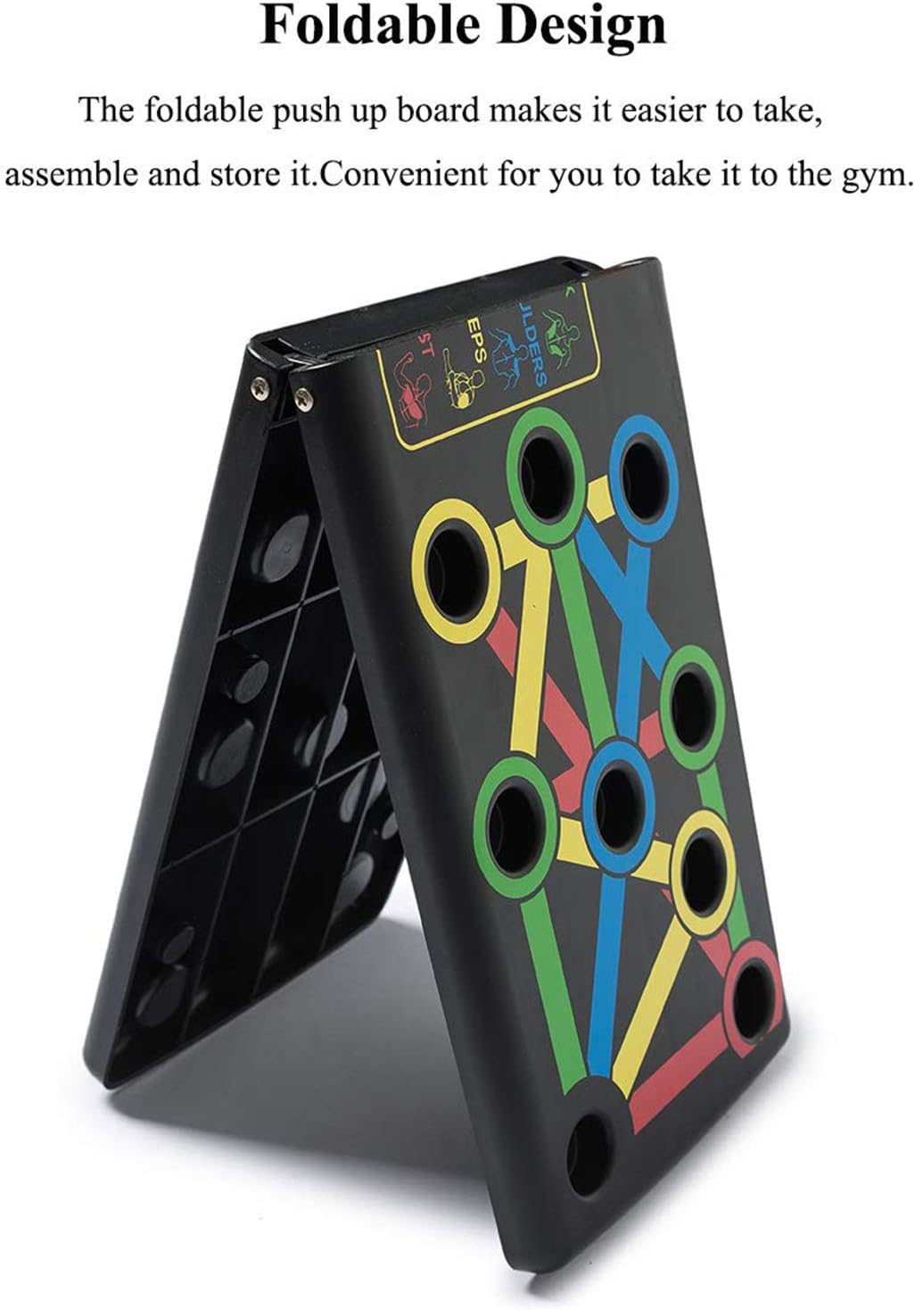 TXYJ Multifunction Foldable System Strength Training Press Up Rack, Portable Push-up Stands, Home Gym Fitness Equipment