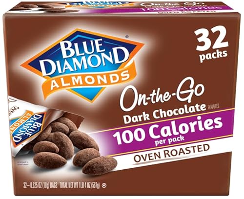 Blue Diamond Almonds BDGRABNGO32 Dark Chocolate Cocoa Dusted Snack Nuts Perfect thumb #1