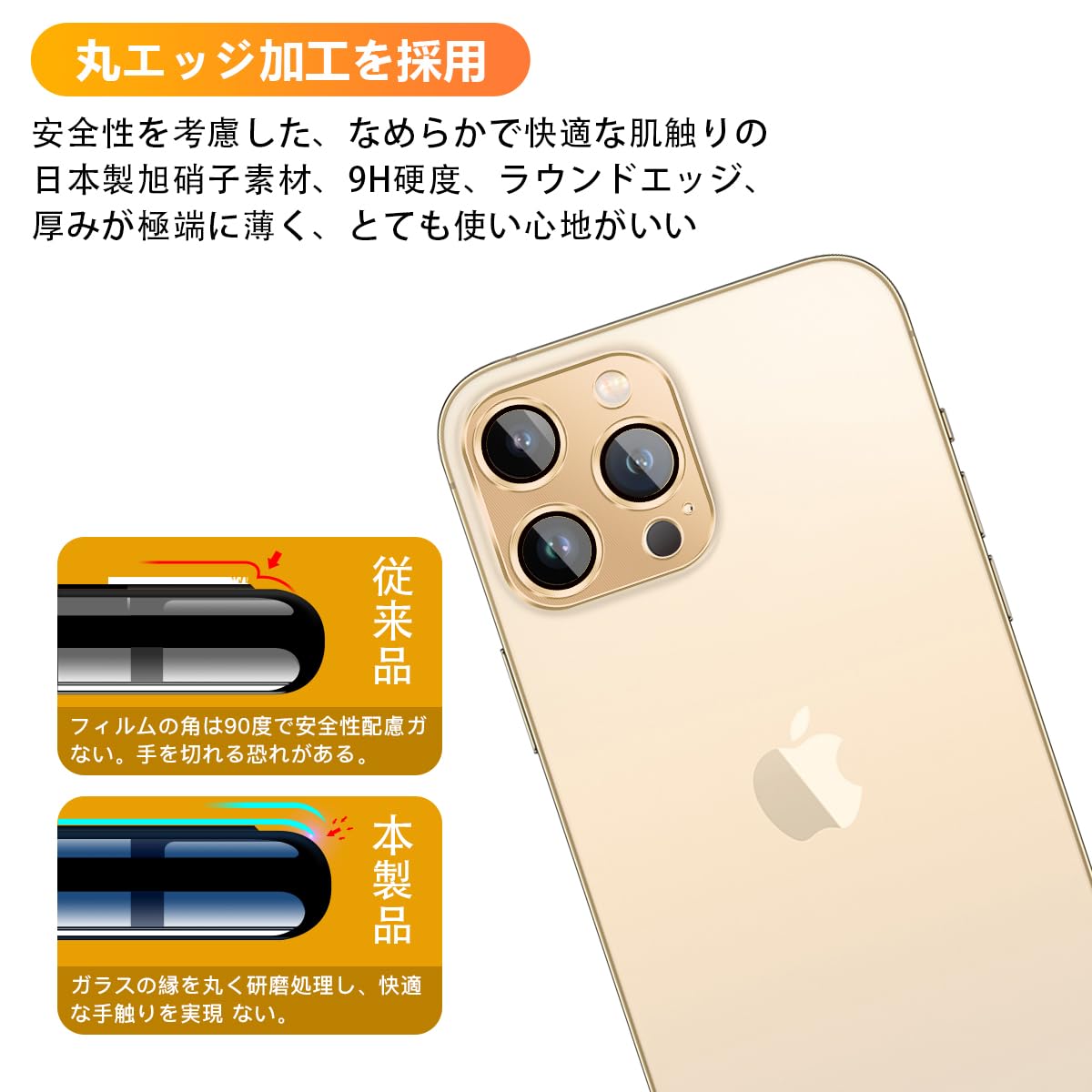 iPhone13Pro 携帯フィルム 携帯 フィルム フレーム カメラフィルム Amazon | Apapeya For iPhone 13 Pro/iPhone 13 Pro Max用