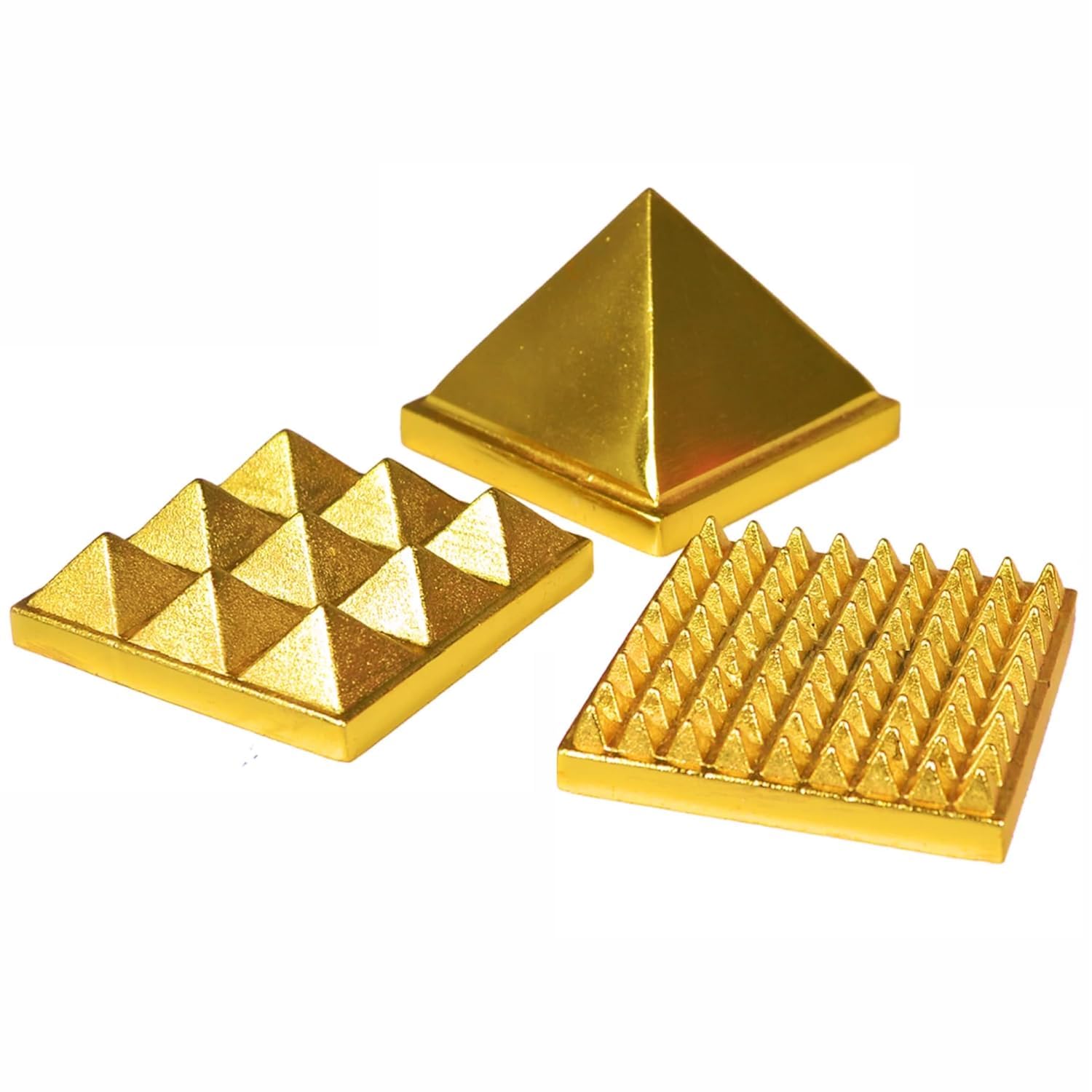 Achleshwar 3 Layer Brass Pyramid | Vastu Correction Tool for Positive Energy & Home Decor | Spiritual Vastu Remedy | Brass | Standard Size-picture-24