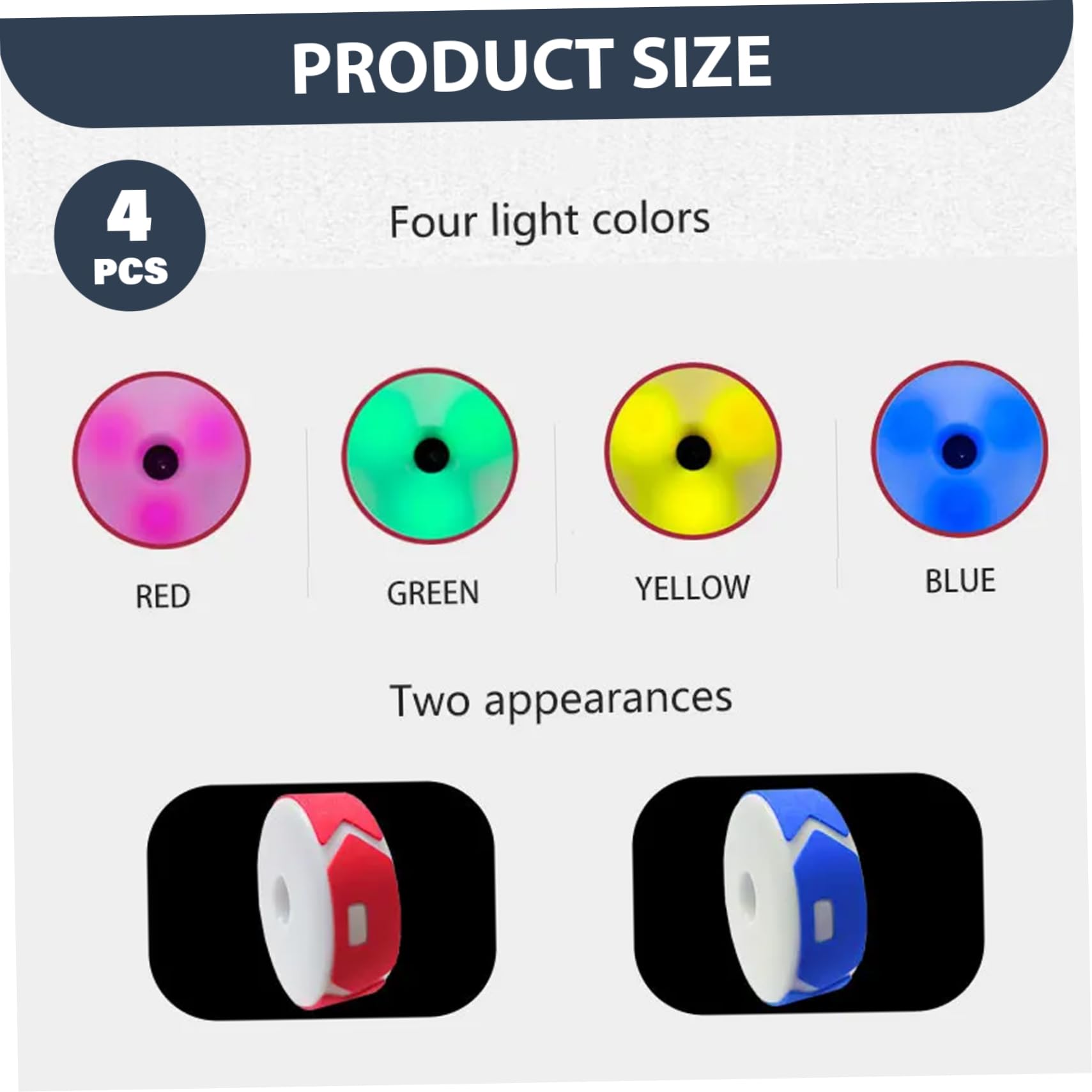 Gcroet 4 Unids/Set Luces de Entrenamiento de Reacciones, 4 Modos de Luces de Reacciones de Velocidad Entrenamiento con Carga USB para Fitness, Baloncesto, Fútbol..