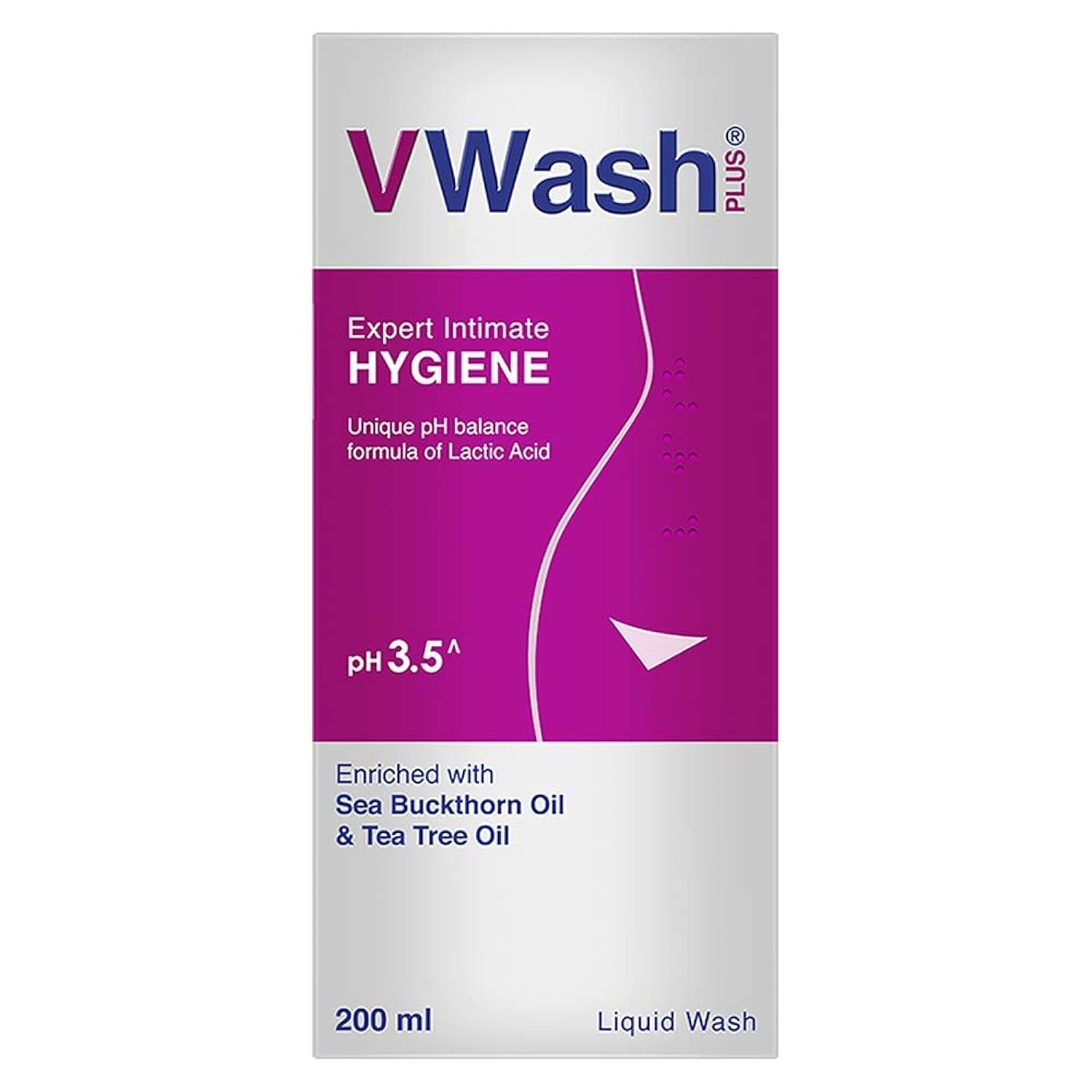 VWash Intimate Hygiene Wash, 200 ml, Pack of 2