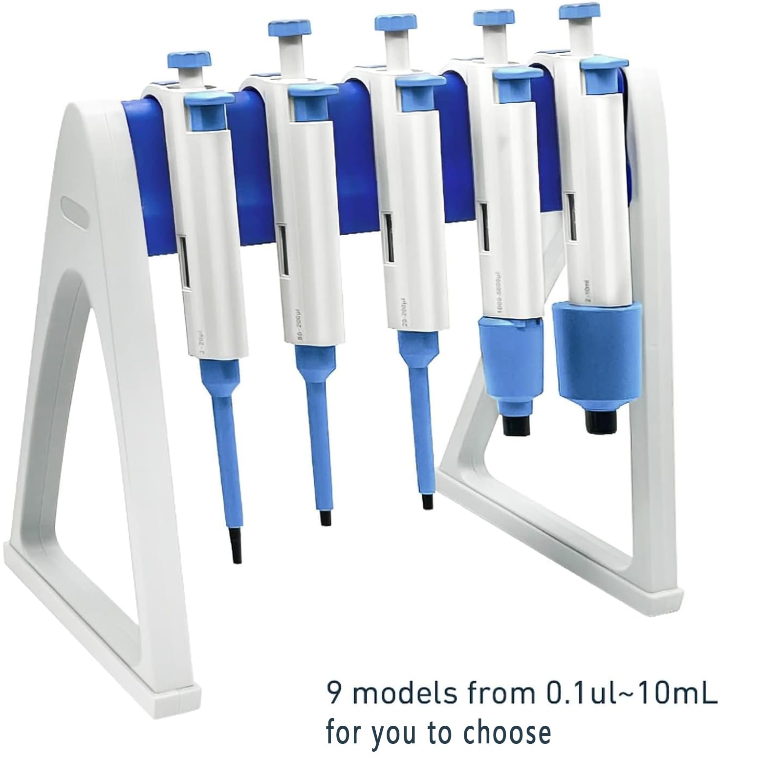 Laborpipette, einkanalige einstellbare Mikropipette mit Pipettenspitzen, manuell einstellbarem Volumen und hoher Präzision, Mikropipetten-Laborpipettentransfer, für das Schulbildungslabor