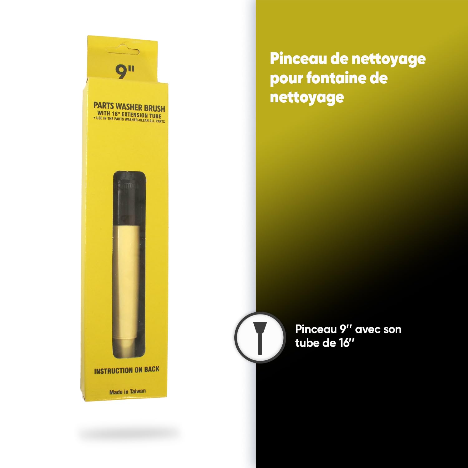 UNIVERSEL - Pinceau De Nettoyage Pour Fontaine De Nettoyage - Multi-Surface - À Fixer Sur La Fontaine