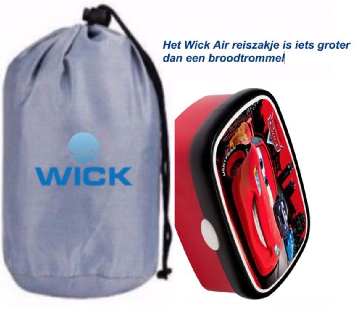 Wick Air - Podnóżanie stóp, super antypoślizgowe, legowisko samolotowe, poduszka podróżna (szare)