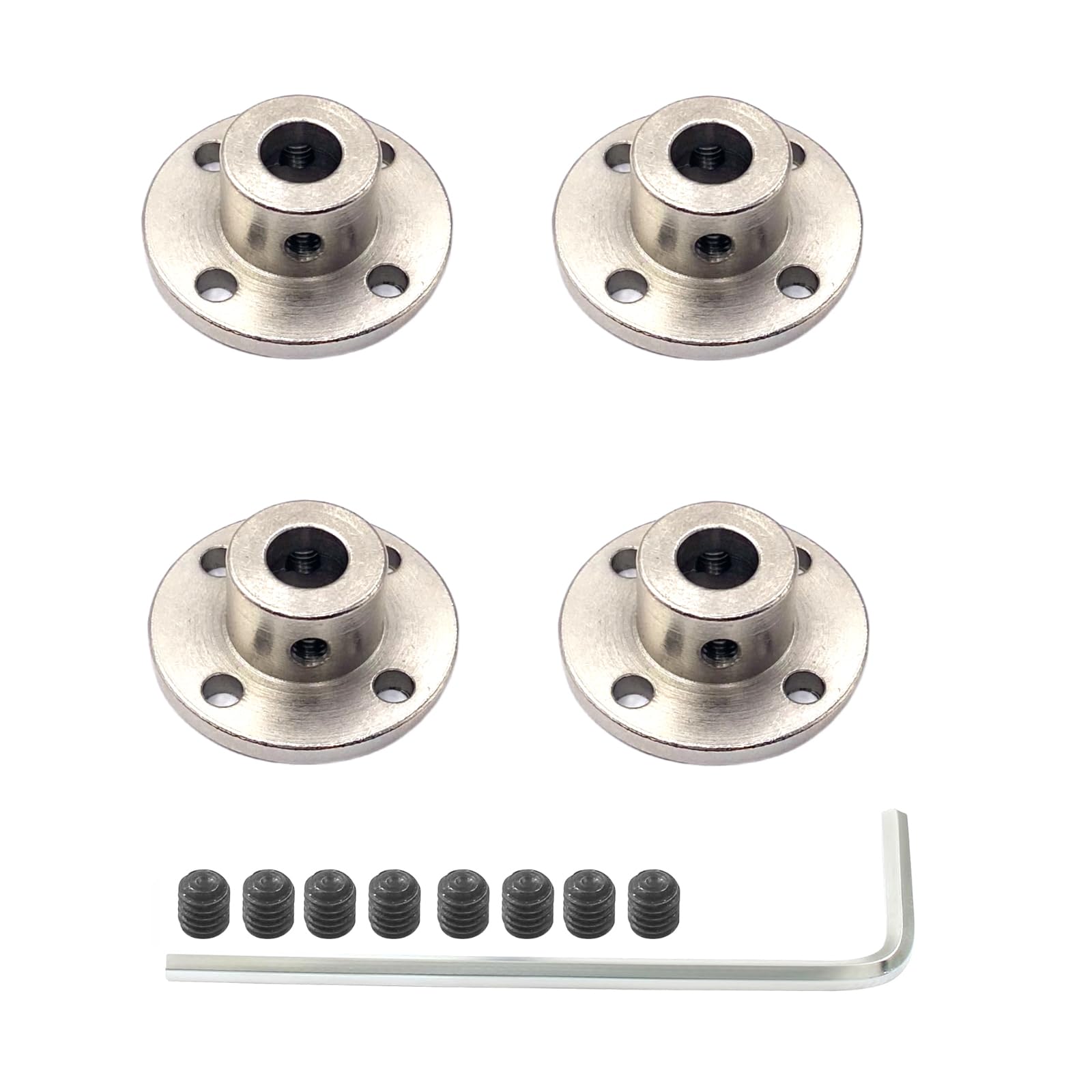 Rigid Flange Couplings - 6 Pcs for DIY Motors -7 Rigid Flange Couplings - 6 Pcs for DIY Motors -7