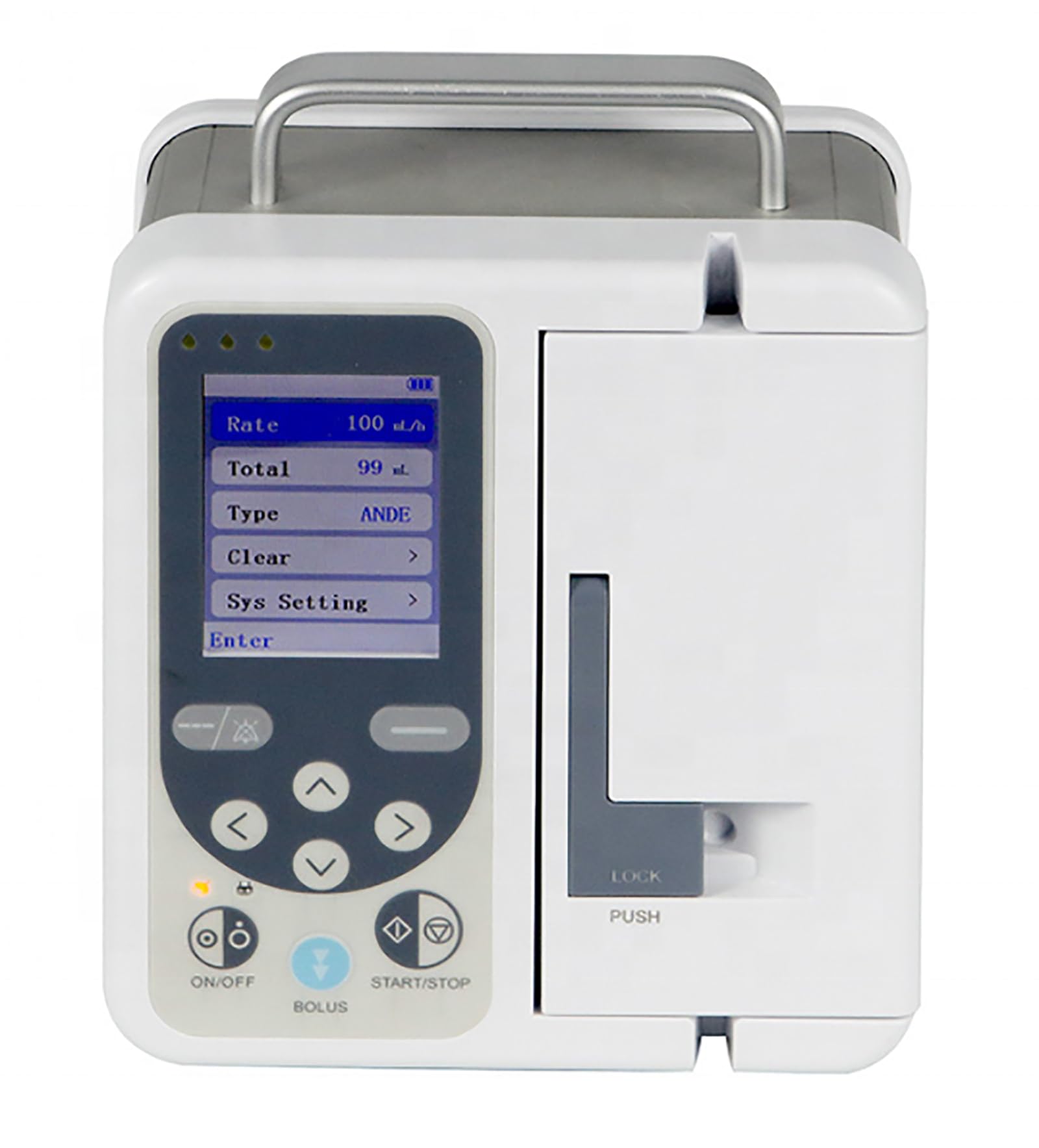 Bomba De Infusión Volumétrica, Microbomba De Infusión Veterinaria, Velocidad De Infusión Ajustable, Pantalla LCD a Color, Alta Precisión Inteligente, Adecuada para Hospitales Y Clínicas De Mascotas