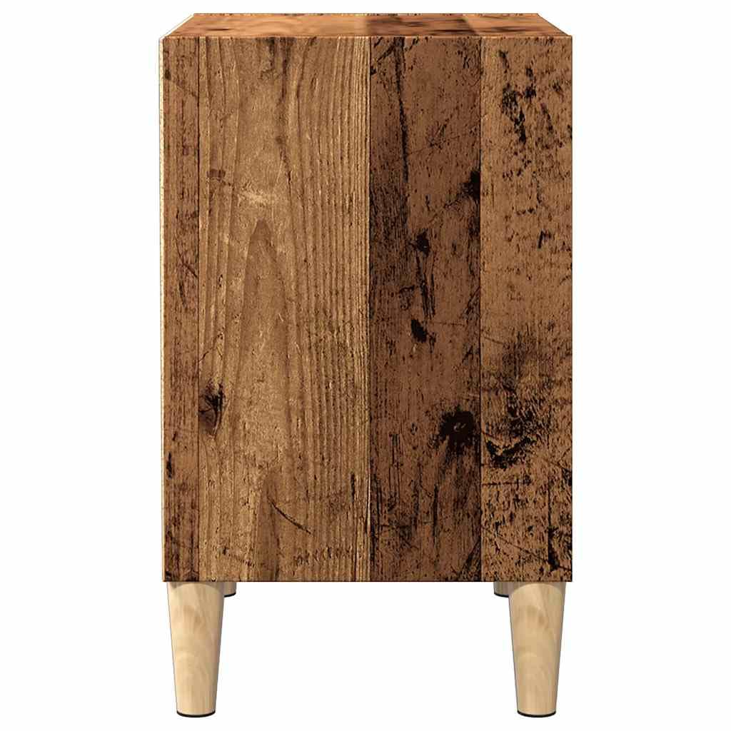 Eleganter Nachttisch aus Holzwerkstoff mit Stauraum und stabiler Platte für Wohnzimmer und Schlafzimmer